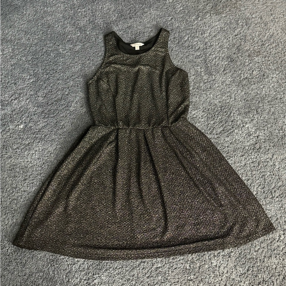 NWOT Charming Charlie medium shimmery strapless dress